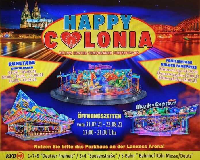 Happy Colonia: Attraktionen, Öffnungszeiten & Preise