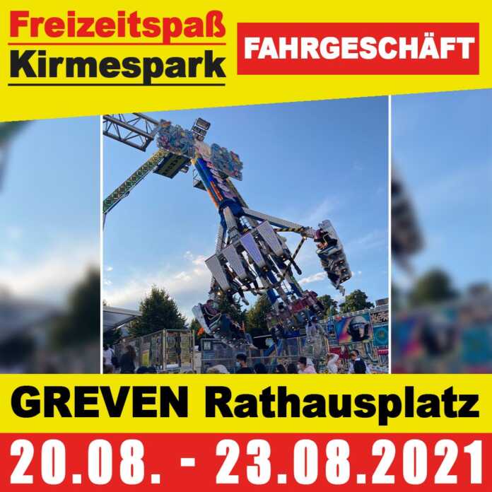 Kirmespark in Greven ab 20.08.2021!