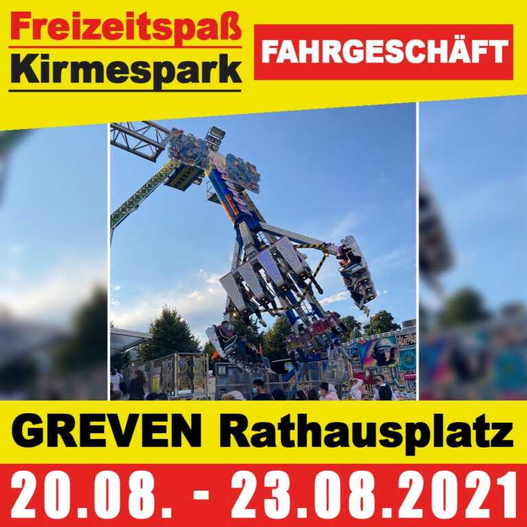 Kirmespark in Greven ab 20.08.2021!