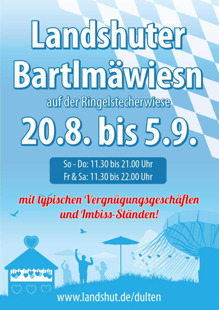 Landshuter Bärtlmäwiesn 2021: Attraktionen, Öffnugszeiten und Infos!