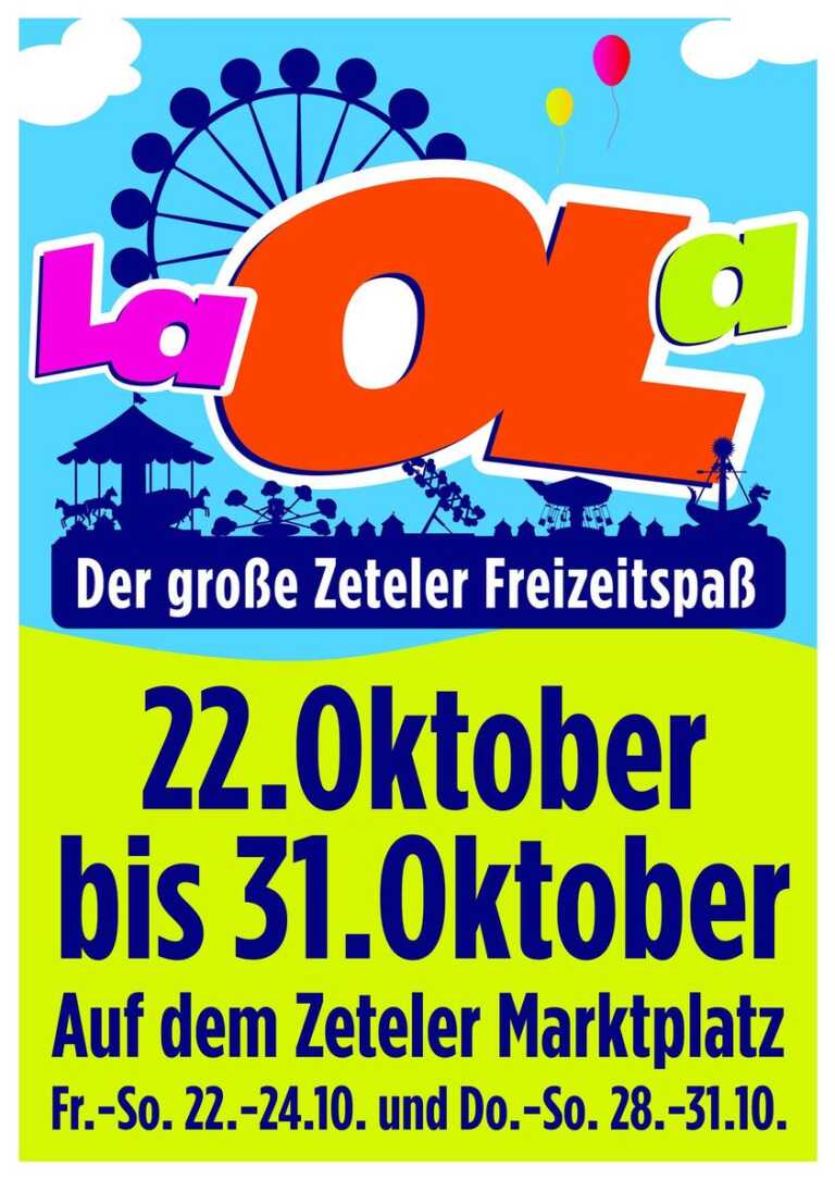 Kirmes in Zetel: La Ola ab 22.10.2021. Attraktionen & Regeln!