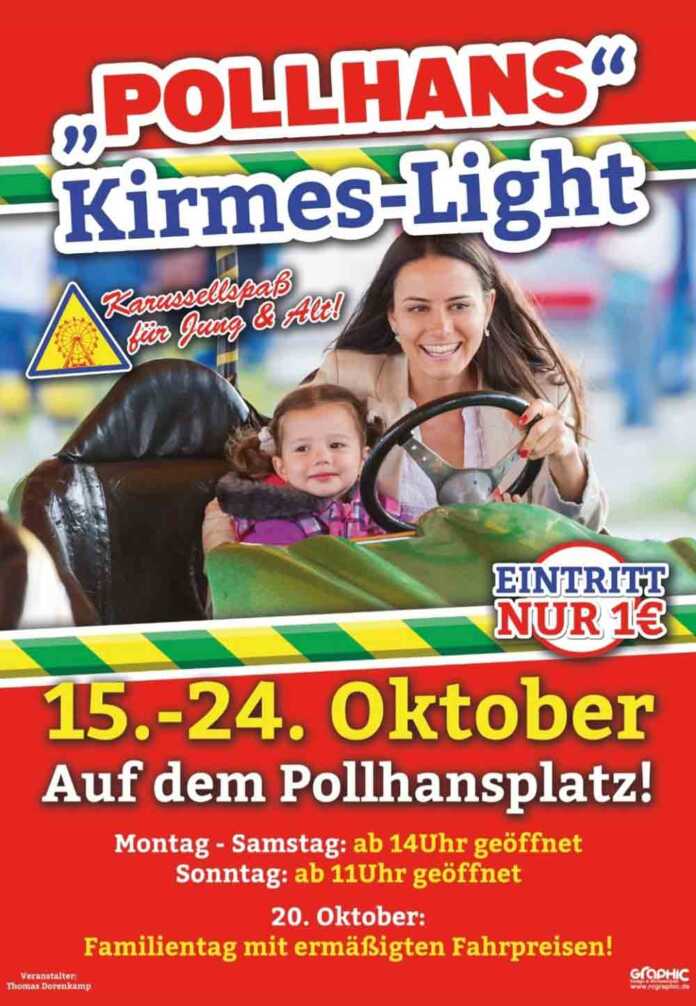 Kirmes in Schloß Holte: Pollhans Light ab 15.10.2021!